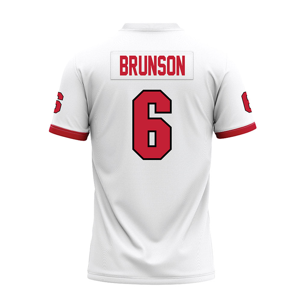 Miami of Ohio - NCAA Football : Jordan Brunson - 2023 White Premium Football Jersey-1