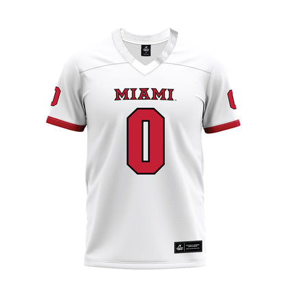 Miami of Ohio - NCAA Football : Keith Reynolds - 2023 White Premium Football Jersey-0