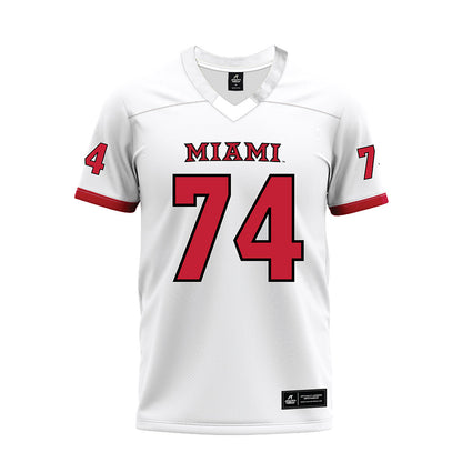 Miami of Ohio - NCAA Football : Greg Smith Jr. - 2023 White Premium Football Jersey-0