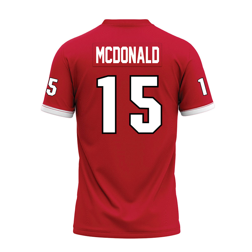 Miami of Ohio - NCAA Football : Cade McDonald - 2023 Red Premium Football Jersey