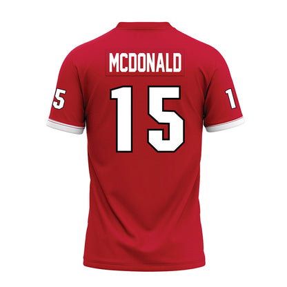 Miami of Ohio - NCAA Football : Cade McDonald - 2023 Red Premium Football Jersey