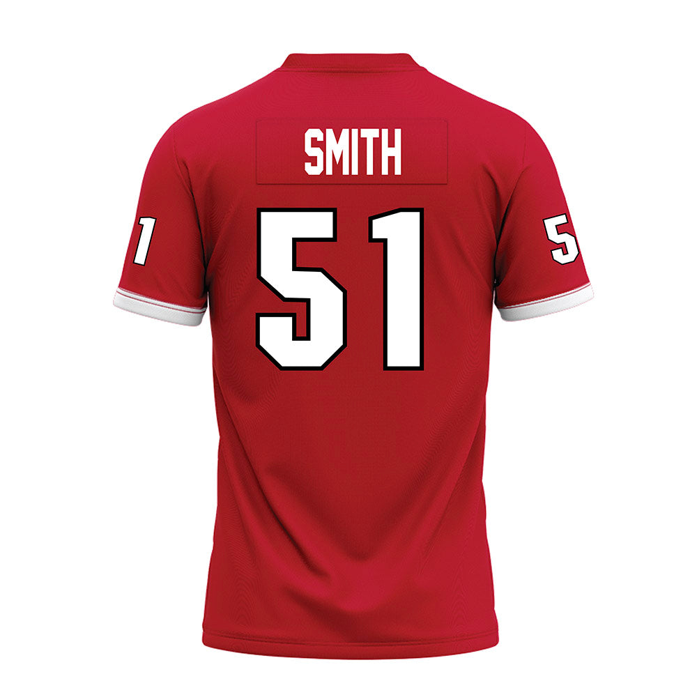 Miami of Ohio - NCAA Football : Eric Smith - 2023 Red Premium Football Jersey-1