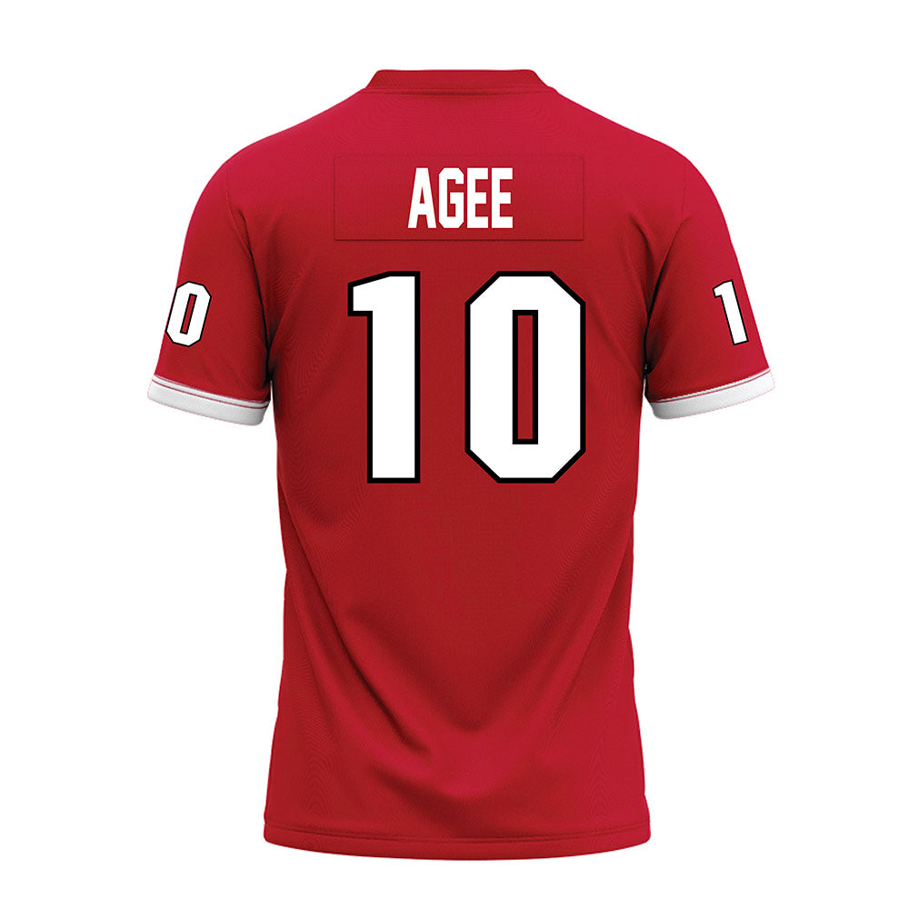 Miami of Ohio - NCAA Football : Jermaine Agee - 2023 Red Premium Football Jersey-1