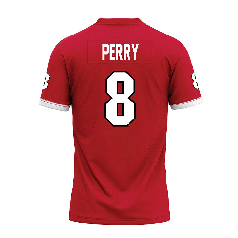 Miami of Ohio - NCAA Football : Kam Perry - 2023 Red Premium Football Jersey-1