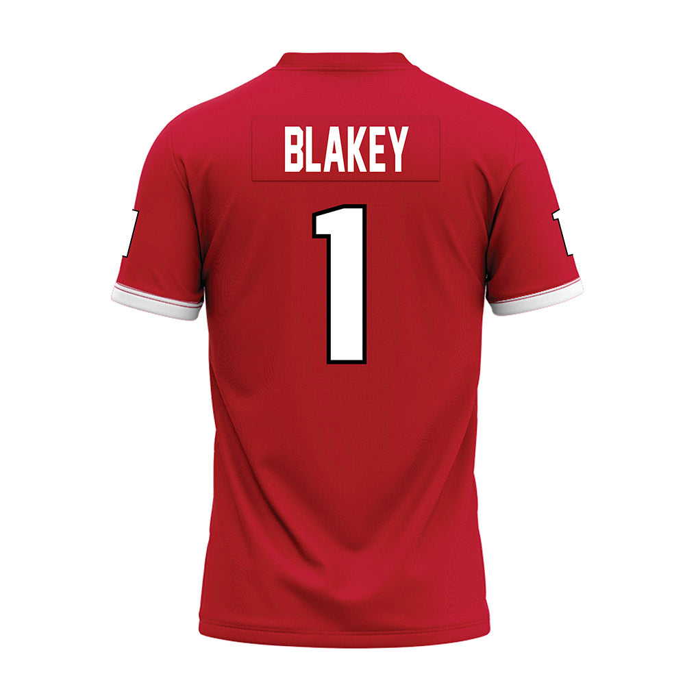 Miami of Ohio - NCAA Football : Eli Blakey - 2023 Red Premium Football Jersey-1