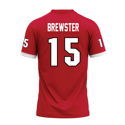 Miami of Ohio - NCAA Football : Harrison Brewster - 2023 Red Premium Football Jersey-1
