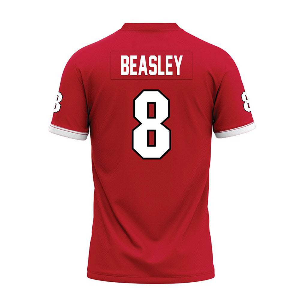 Miami of Ohio - NCAA Football : Koy Beasley - 2023 Red Premium Football Jersey-1