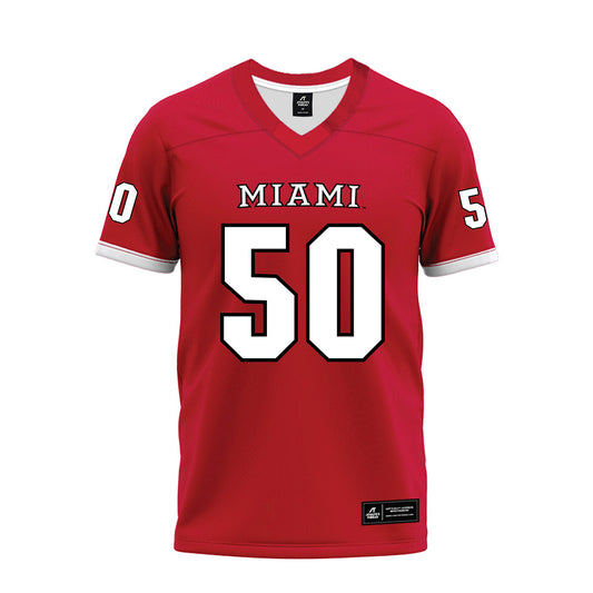 Miami of Ohio - NCAA Football : Jayden Fuller - 2023 Red Premium Football Jersey-0