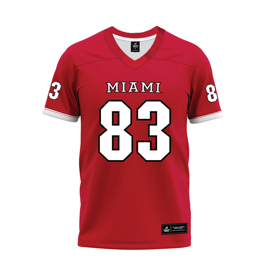 Miami of Ohio - NCAA Football : Eric Karner - 2023 Red Premium Football Jersey-0