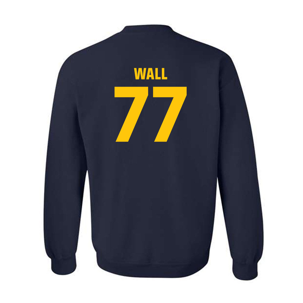Drexel - NCAA Men's Lacrosse : Lincoln Wall - Classic Shersey Crewneck Sweatshirt-1