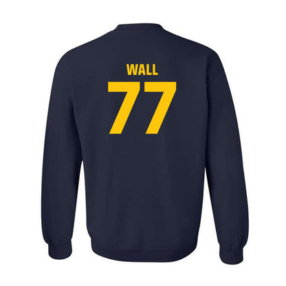 Drexel - NCAA Men's Lacrosse : Lincoln Wall - Classic Shersey Crewneck Sweatshirt-1