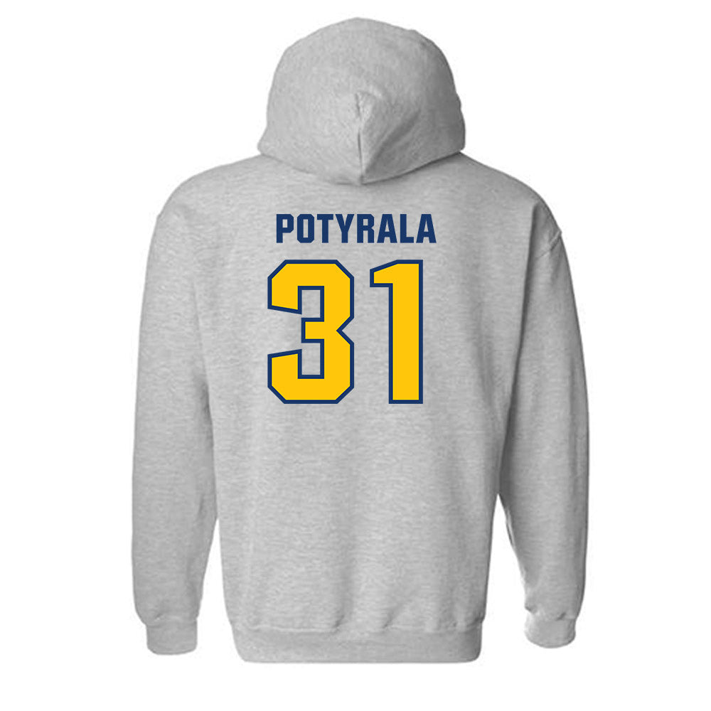Drexel - NCAA Men's Lacrosse : Brady Potyrala - Classic Shersey Hooded Sweatshirt-1