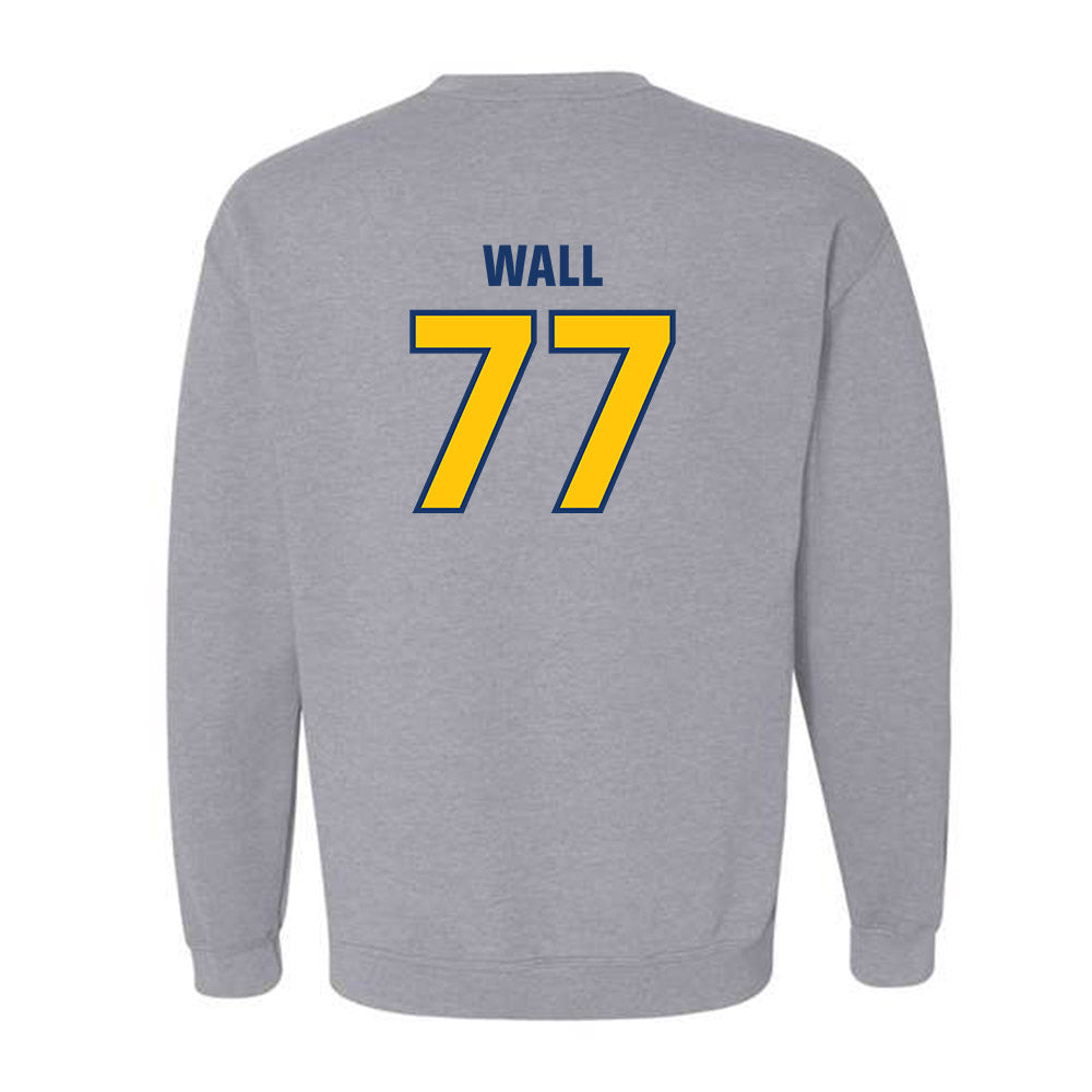 Drexel - NCAA Men's Lacrosse : Lincoln Wall - Classic Shersey Crewneck Sweatshirt-1
