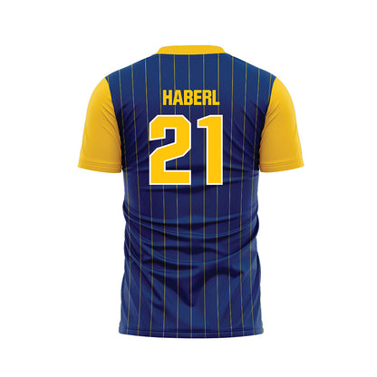 Drexel - NCAA Men's Soccer : Maximilian Haberl - Blue Soccer Jersey-1