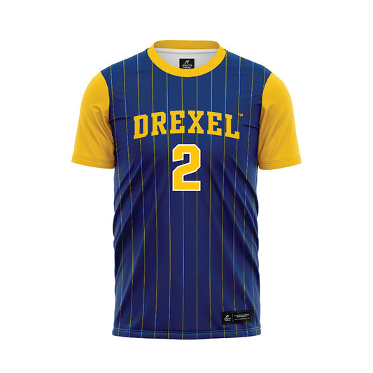 Drexel - NCAA Men's Soccer : Mateusz Wojtalik - Blue Soccer Jersey-0