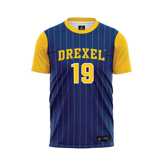 Drexel - NCAA Men's Soccer : Jack Shannon - Blue Soccer Jersey-0