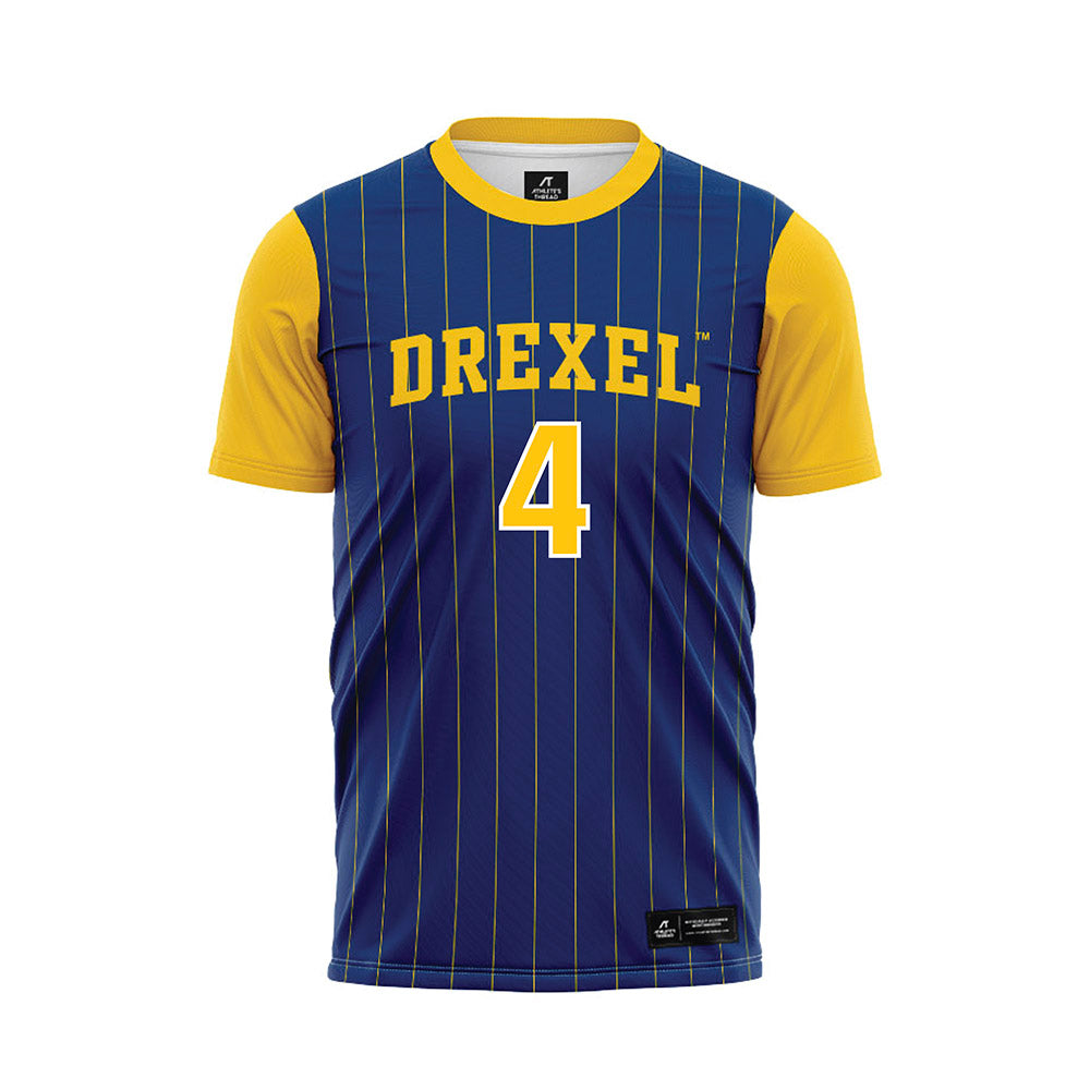 Drexel - NCAA Men's Soccer : Mateo Camejo - Blue Soccer Jersey-0