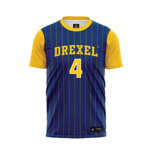 Drexel - NCAA Men's Soccer : Mateo Camejo - Blue Soccer Jersey-0