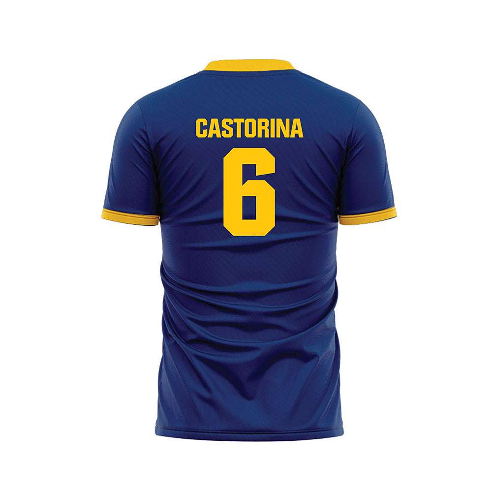 Drexel - NCAA Women's Soccer : Jessica Castorina - Blue Soccer Jersey-1