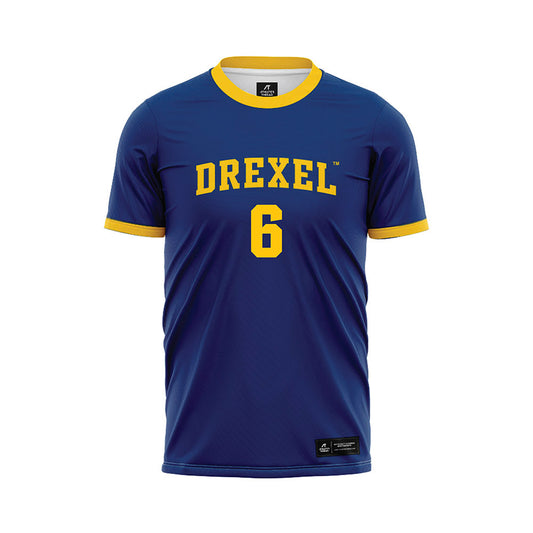 Drexel - NCAA Women's Soccer : Jessica Castorina - Blue Soccer Jersey-0