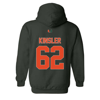 Miami - NCAA Football : Tommy Kinsler - Classic Shersey Hooded Sweatshirt-1