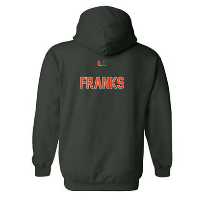 Miami - NCAA Men's Track & Field : George Franks - Classic Shersey Hooded Sweatshirt-1
