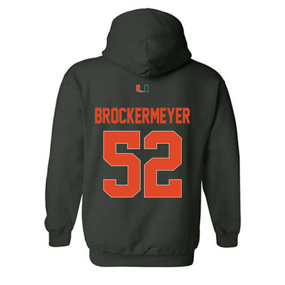 Miami - NCAA Football : James Brockermeyer - Classic Shersey Hooded Sweatshirt-1