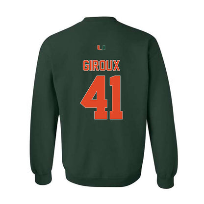 Miami - NCAA Baseball : Alexander Giroux - Classic Shersey Crewneck Sweatshirt-1