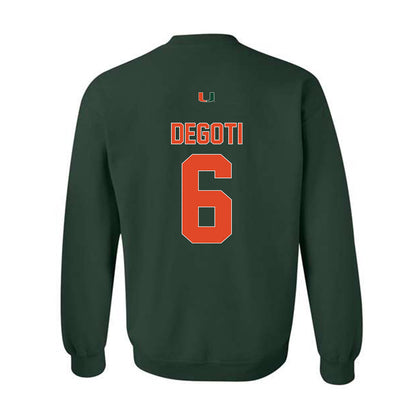 Miami - NCAA Baseball : Brandon DeGoti - Classic Shersey Crewneck Sweatshirt-1