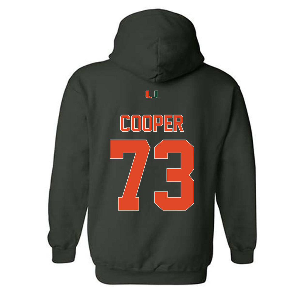 Miami - NCAA Football : Anez Cooper - Classic Shersey Hooded Sweatshirt-1