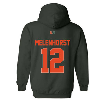 Miami - NCAA Women's Soccer : Teegan Melenhorst - Classic Shersey Hooded Sweatshirt-1