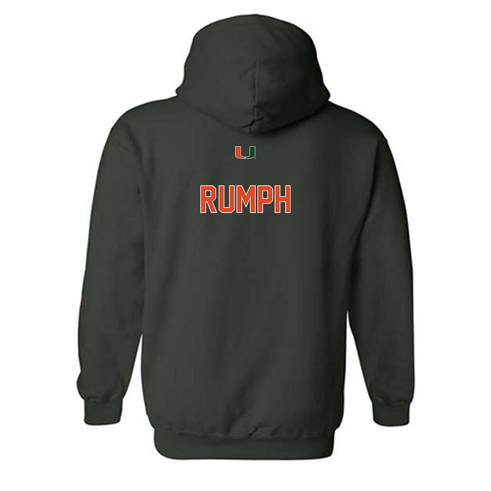 Miami - NCAA Women's Track & Field : Sienna Rumph - Classic Shersey Hooded Sweatshirt-1