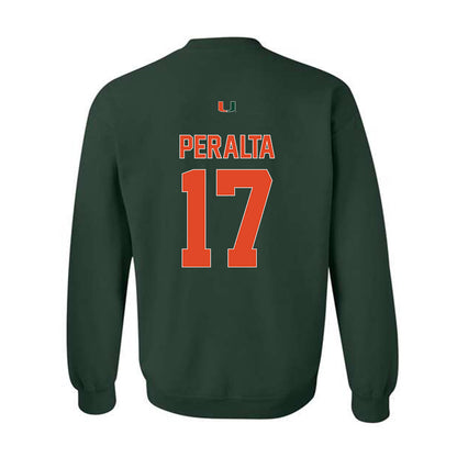 Miami - NCAA Baseball : Fabio Peralta - Classic Shersey Crewneck Sweatshirt-1
