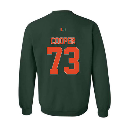 Miami - NCAA Football : Anez Cooper - Classic Shersey Crewneck Sweatshirt-1