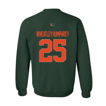 Miami - NCAA Football : Chris Wheatley-Humphrey - Classic Shersey Crewneck Sweatshirt-1
