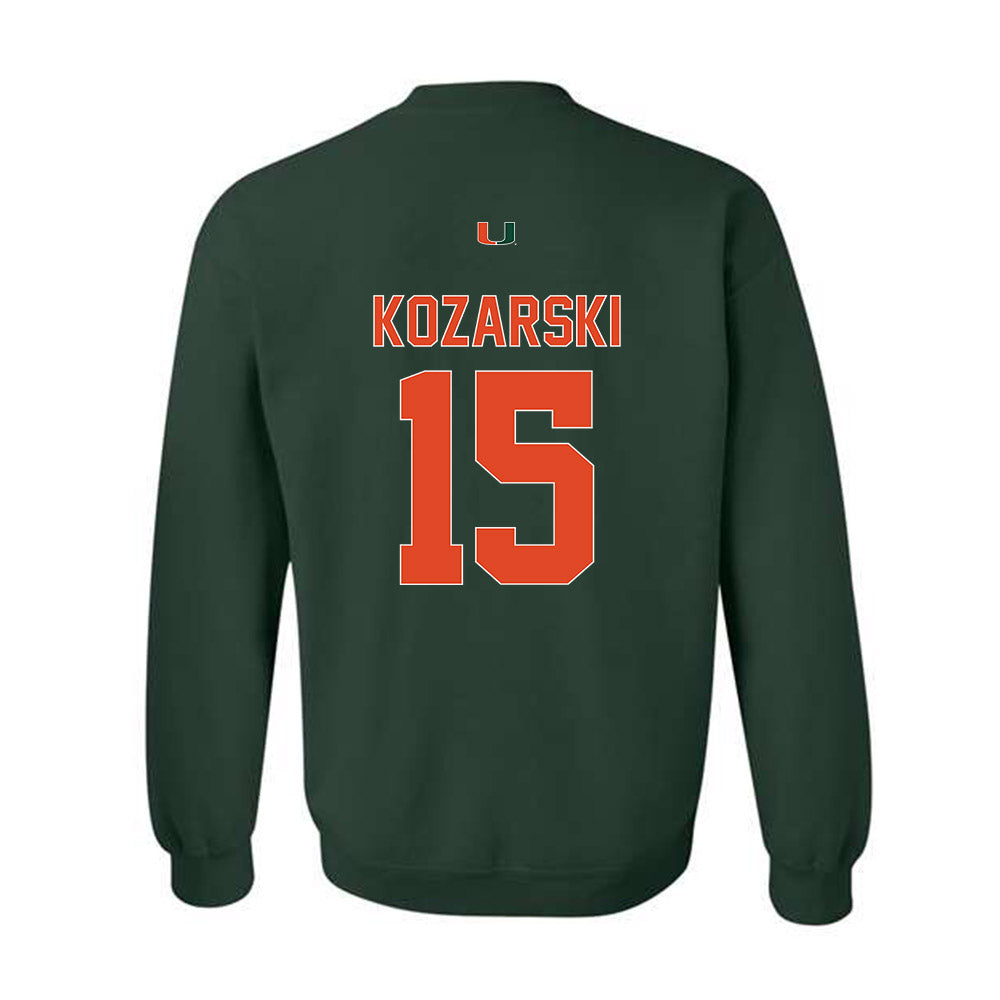 Miami - NCAA Women's Soccer : Gisselle Kozarski - Classic Shersey Crewneck Sweatshirt-1