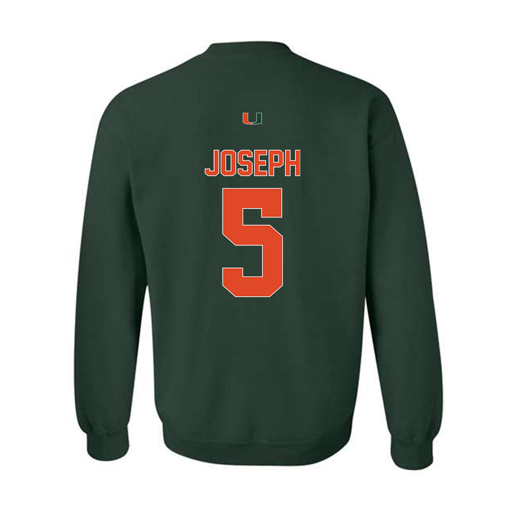 Miami - NCAA Football : Nathaniel Joseph - Classic Shersey Crewneck Sweatshirt-1