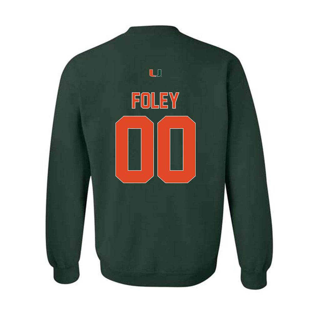 Miami - NCAA Women's Soccer : Claireese Foley - Classic Shersey Crewneck Sweatshirt-1