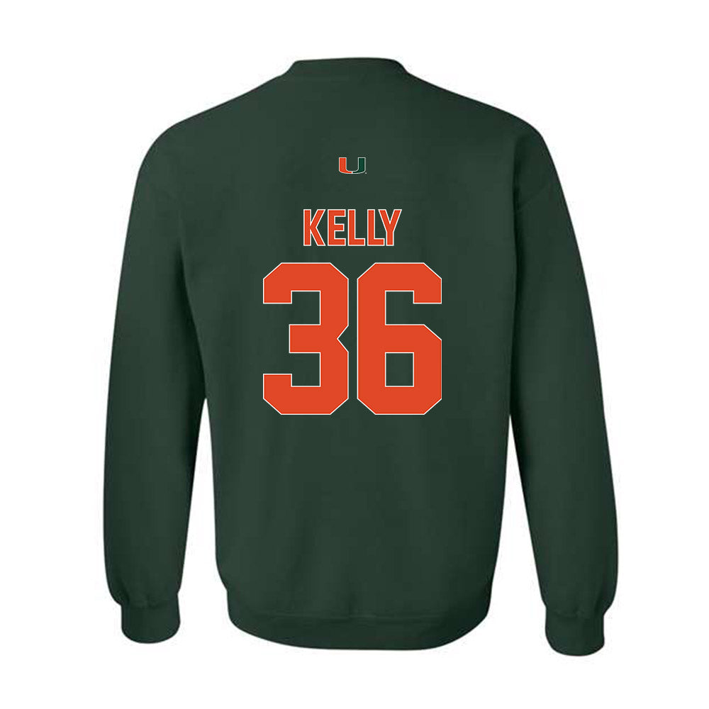 Miami - NCAA Football : Nick Kelly - Classic Shersey Crewneck Sweatshirt-1