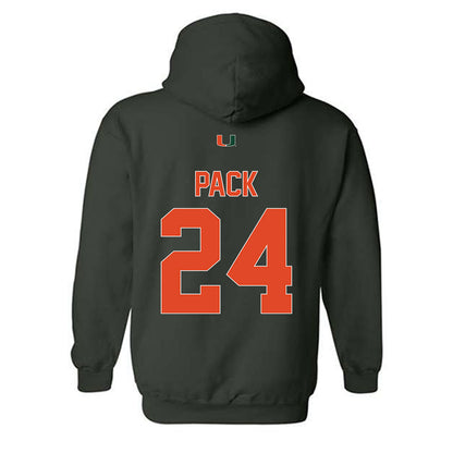 Miami - NCAA Men's Basketball : Nijel Pack - Classic Shersey Hooded Sweatshirt-1