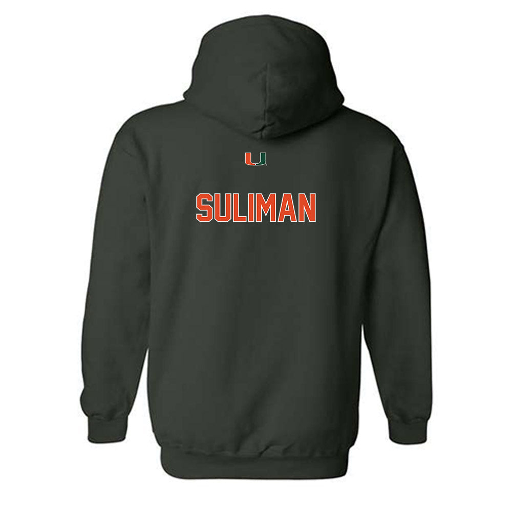 Miami - NCAA Men's Cross Country : Luke Suliman - Classic Shersey Hooded Sweatshirt-1