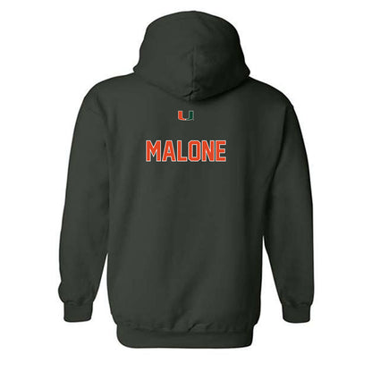 Miami - NCAA Men's Track & Field : Ace Malone - Classic Shersey Hooded Sweatshirt-1
