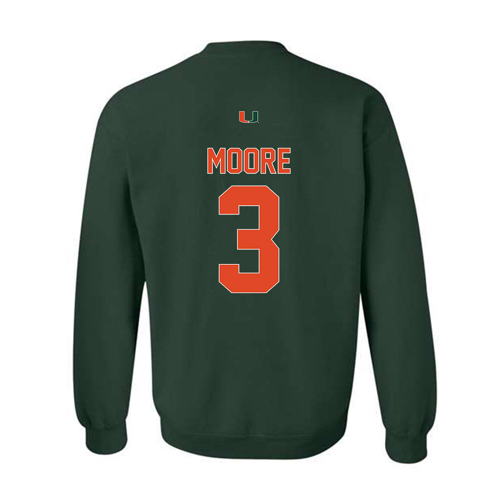 Miami - NCAA Football : Joshua Moore - Classic Shersey Crewneck Sweatshirt-1