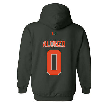 Miami - NCAA Women's Soccer : Vikki Alonzo - Classic Shersey Hooded Sweatshirt-1