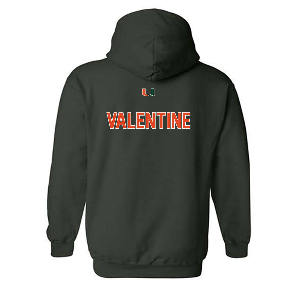 Miami - NCAA Men's Cross Country : Nico Valentine - Classic Shersey Hooded Sweatshirt-1