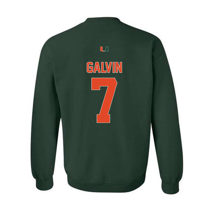 Miami - NCAA Baseball : Max Galvin - Classic Shersey Crewneck Sweatshirt-1