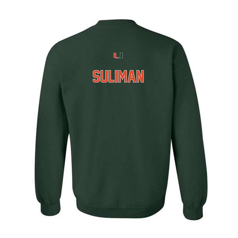 Miami - NCAA Men's Cross Country : Luke Suliman - Classic Shersey Crewneck Sweatshirt-1