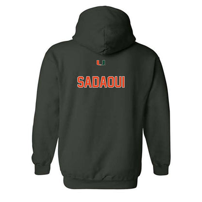 Miami - NCAA Men's Tennis : Mehdi Sadaoui - Classic Shersey Hooded Sweatshirt-1
