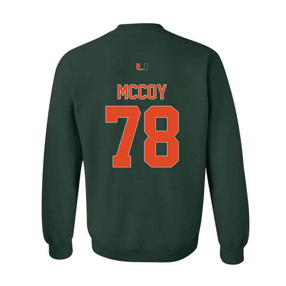 Miami - NCAA Football : Matthew McCoy - Classic Shersey Crewneck Sweatshirt-1