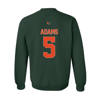 Miami - NCAA Women's Basketball : Ahnay Adams - Classic Shersey Crewneck Sweatshirt-1